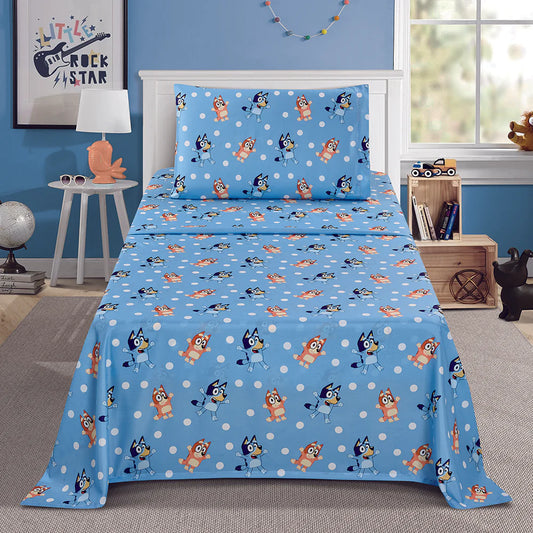 Bluey twin bed sheet set