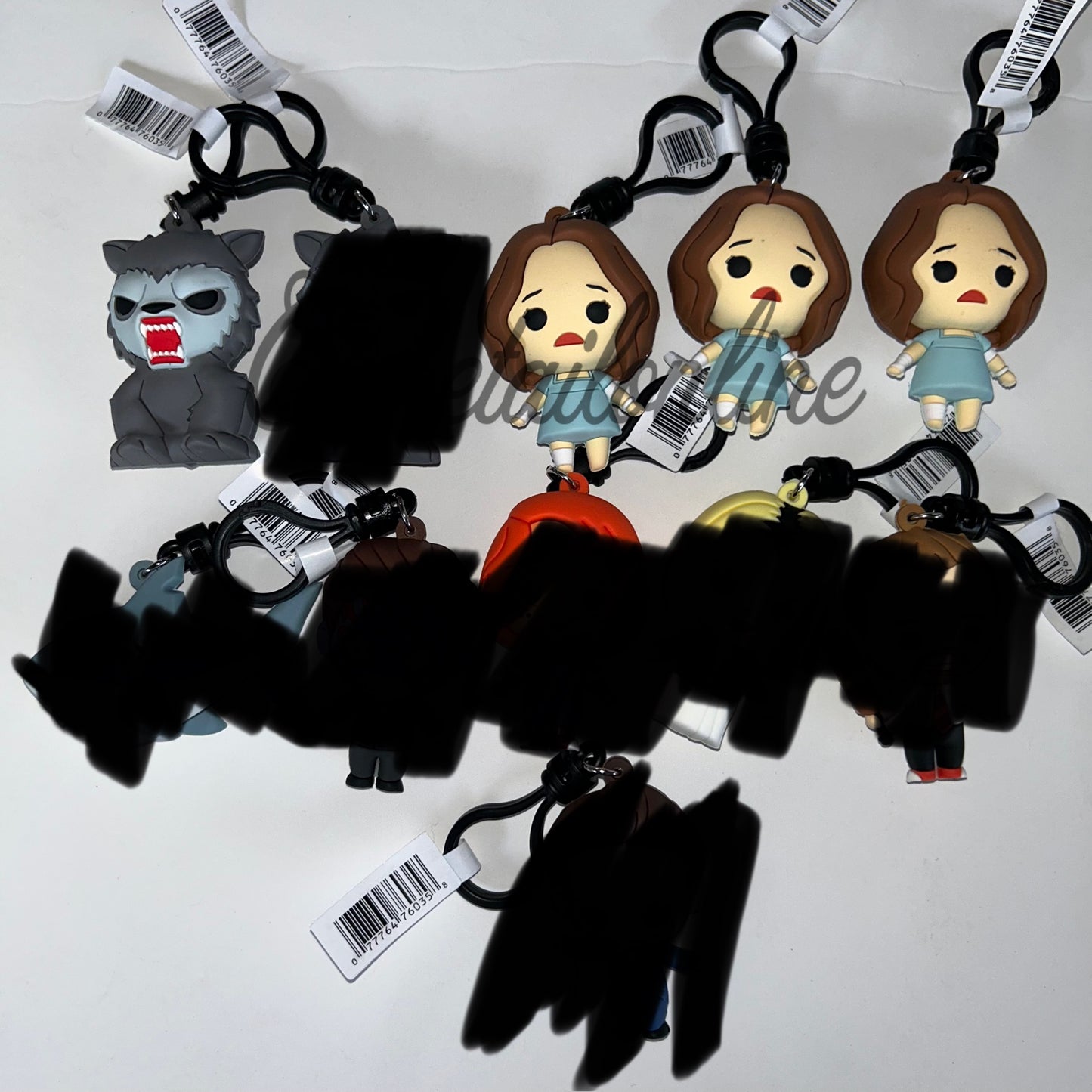 Horror bag clips keychains