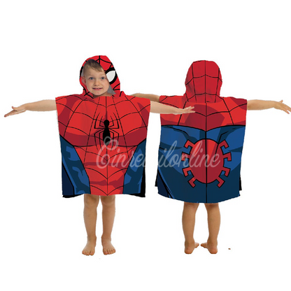 Spider-Man warm hooded poncho