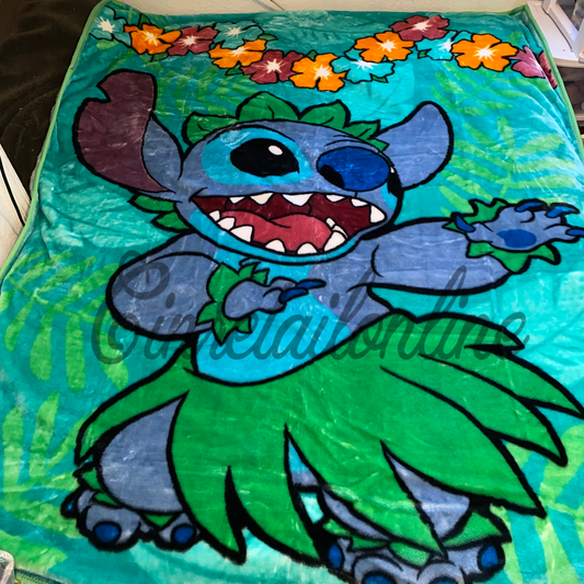 Stitch luau blanket