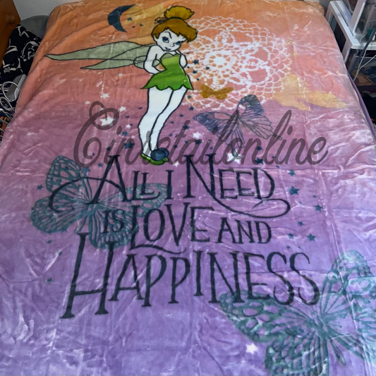 Tinker Bell blankets