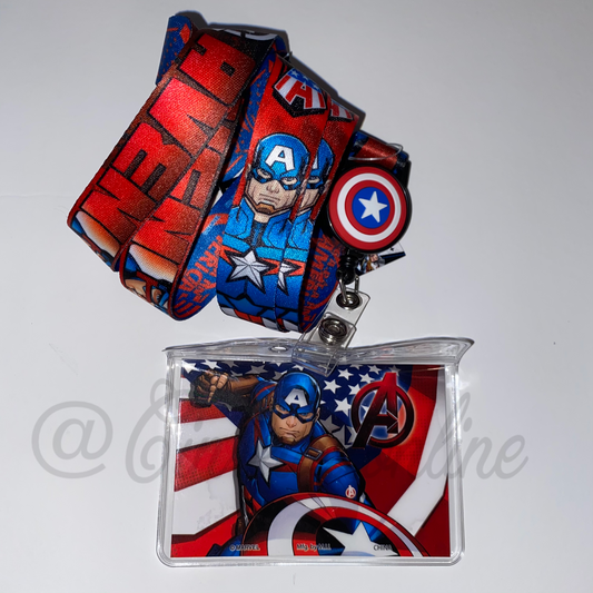 Captain America Lanyard